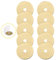 10pcs Titanium revêtu de lames de coupe rotative 28mm 45mm 60mm Fit pour Olfa Fiskars Cutter SKS-7 Quilting fournitures de couture accessoires de couture (Taille : 28mm)