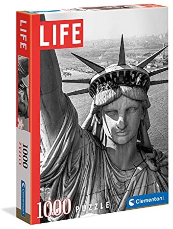 Clementoni 39635 Life Magazine 1000 Pieces Black and White, Vintage-Made in Italy, Jigsaw Puzzle for Adults, Multicoloured