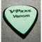 V-Picks™ »VENOM - GUITAR PICK« Plektren für Gitarre - 1.5mm - Farbe: Emerald Green