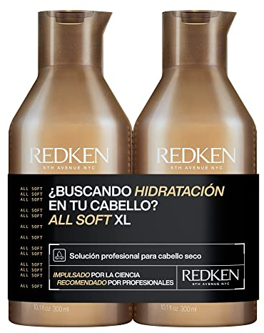 Redken, All Soft Shampoo und Pflegespülung mit Arganöl für trockenes und sprödes Haar, 500 ml