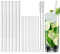 Lot de 12 pailles en verre longues - Pailles en verre - Longueur : 21,5 cm et courtes de 15 cm - Pailles en verre - Passe au lave-vaisselle - Pailles en verre