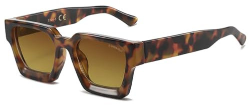 SHEEN KELLY Robusto Rettangolo Spesso Retrò Occhiali Da Sole Per Donna Uomo Occhiali Da Vista Classici Alla Moda Con Montatura In Tartaruga Nera Quadrata Stretta