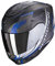EXO 391 HAUT L NERO OPACO-ARGENTO-BLU