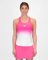 BIDI BADU Damen Crew Gradiant Tank - pink, White, Größe:XL