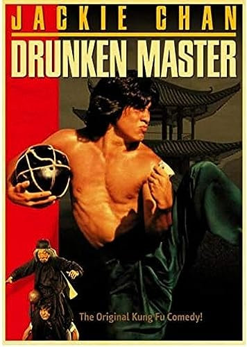 Poster Jackie Chan China Kung Fu Filmstar Vintage Poster Porträt Bilder Leinwand Malerei Poster Und Drucke Wohnkultur 50X70Cm Kein Rahmen