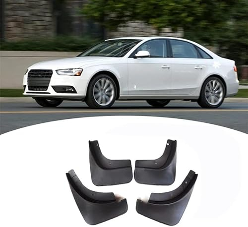 4 Stücke Auto Schmutzfänger für Audi A4 B7 B8 B9 2004-2022, Kotflügel Vorne Hinten Spritzschutz Staubdicht Spritzfest Schutz Mudguards,2009-2015