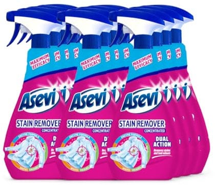 Asevi Cleaning Spray, Antibacterial, Kitchen Spray, Multipack of 12 X 750ml (Stain Remover)