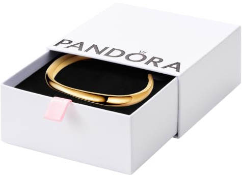 Pandora Essence Armreif, offen, 14-karätig vergoldet
