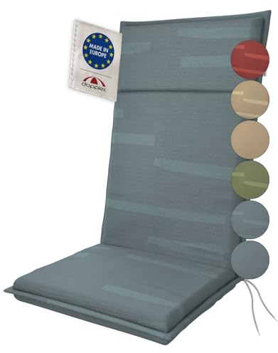 Doppler Hochlehner-Auflage Sierra, Gartenstuhl-Polster 119 x 48 x 6 cm