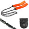 Pocket Chainsaw, Portable Pocket Chainsaw Folding Chain Hand Saw with Storage Bag for Camping Outdoor Hiking Hunting Cutting Wood
