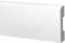 Battiscopa BC Spazzolato in POLIMERI EqualWood HI-TEC 68x10mm Bianco, Alluminio ecc. BIANCO LISCIO