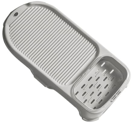 CAXUSD Tabla De Lavar Ropa Engrosada Blanco Con Jabonera Para Lavar Ropa Mano Dormitorio