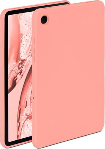 ONEFLOW Soft Case für Samsung Galaxy Tab A8 (2021) Hülle aus Silikon mit Kameraschutz, Silikonhülle mit Schutz fürs Display, Backcover Tablet Schutzhülle, weiche Tablethülle, Rosa
