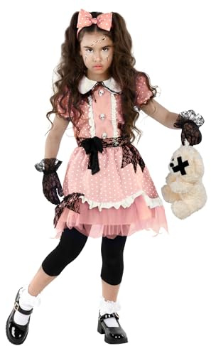 Morph, Creepy Doll Costume Kids, Halloween Costumes for Kids, L