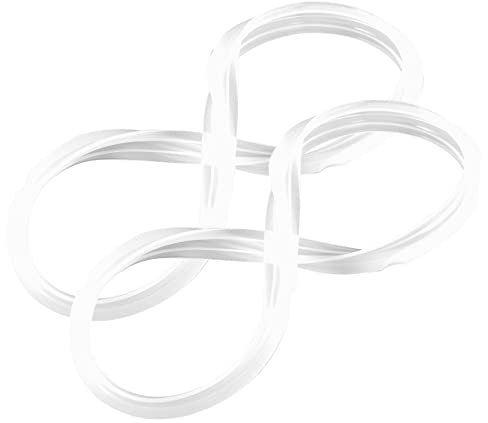 Cabilock 2pcs Silicone Pressure Cooker Sealing Ring Stove Guard for Gas Cooker Easy Install Clean Compatible