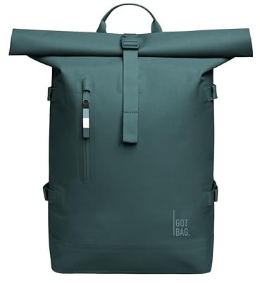 GOT BAG Rucksack Rolltop 2.0 | Laptop Rucksack wasserdicht mit Herausnehmbarer 15,6“ Laptoptasche | 31 Liter Füllvolumen Rollrucksack (tide)