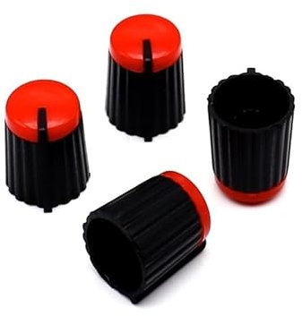 Potentiometer 5PCS plum shaft 6mm 15 x 17 Knob Cap Potentiometer WTH118 RV24YN Encoder rotary switch Knob