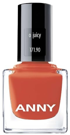 ANNY Nail Polish, Hochwertiger Farb-Nagellack, Saftiges Korallenrot | Langanhaltender Glanz, Splitterresistent & schnelltrocknend, O juicy, 15ml
