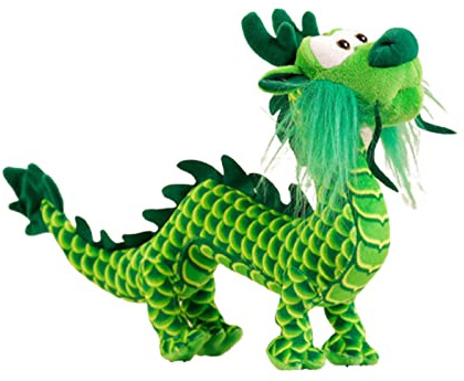 YROHGKPN Dragon chinois peluche peluche peluche mascotte 2024 année peluche