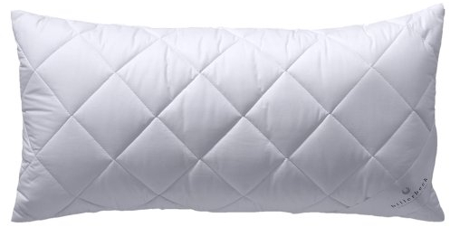 billerbeck Kopfkissen E22 Wash-Star - Faserkissen 40 x 80 cm - mittlerer Stützkraft – Bezug aus Baumwolle mit Reißverschluss – MAGICfill 95 - Hohlfaser, Weiß