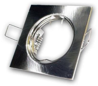 Decken-Einbaustrahler SE75 Chrom-matt