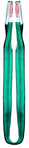 PONSA - Hebeband - Hochwertiger Hebegurt aus Polyester mit Patentiertes System PONSAGARD, mit Abrieb - und Schnittschutz - Flexibel und Sicher Rundschlinge - EN 1492-1 (2000 kg / 2 Tonne / 5 Meter)