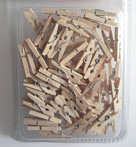 Snner - Mollette da bucato in Legno, Confezione da 1