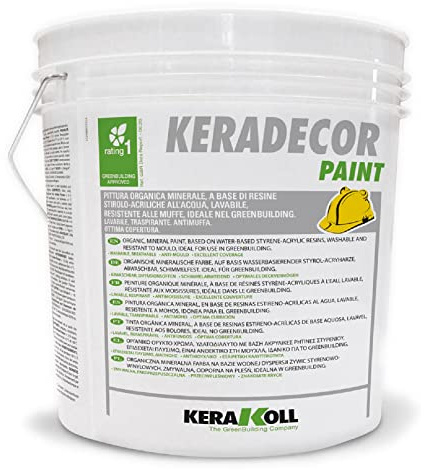 Acrilico KERADECOR ECO PAINT KERAKOLL BIANCO 14 LT
