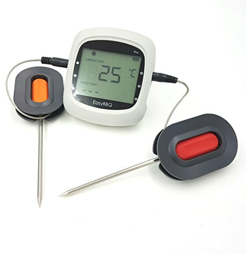 Perfect-Prime KW4062, Thermometre sans fil a 6 canaux pour Four Grill et BBQ et avec Applications mobiles pour iOS et Android
