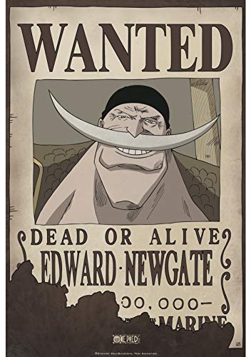 ABYstyle Abysse Corp_ABYDCO370 One Piece – Poster Wanted Edward Newgate (52 x 35)