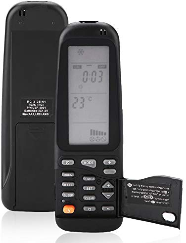 RC-3 Telecomando per condizionatori d'aria per Electra, per Airwell, per Emailair, per Elco, per RC YKR-M/001E, RC-3 YKR-M/002E VAV YKR-F/010, RC-4 YKR-F/015E HL YKR-F/016E RCL KFR A