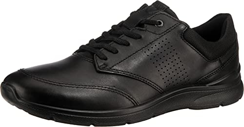 ECCO Men's Irving Sneakers Lace-Up, Black, 15 UK