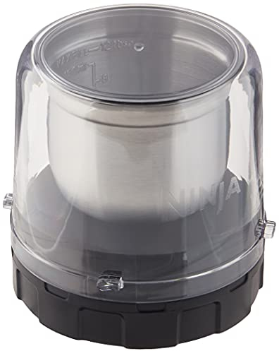 Ninja XSKGRINDER Foodi Molinillo de café y especias, pulveriza a través de especias resistentes, capacidad de 12 cucharadas, acero inoxidable y negro