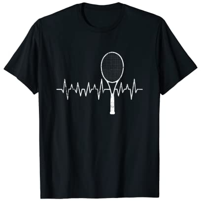 Tennisspieler Herzschlag Tennis Zubehör T-Shirt