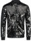 YFFUSHI Jacke Glänzende Langen Ärmeln Reißverschluss Jacke mit Pailletten Bomber Baseballkragen Sportmantel Casual