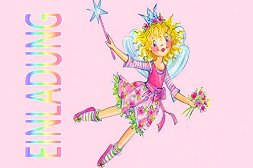 TV-24 Geburtstag Einladungskarten 12 Stück Kindergeburtstag kompatibel mit Prinzessin Lillifee K1