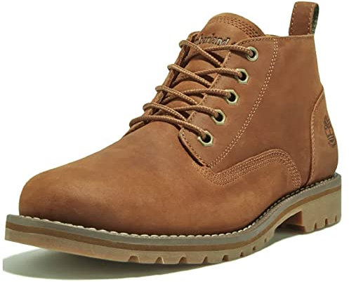 Timberland Men's Redwood Falls Waterproof Chukka Medium Brown, Width W, Medium brown full grain, 9 UK