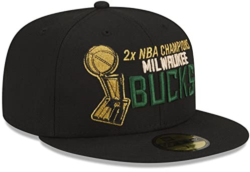New Era 59Fifty Cap - NBA Champions Milwaukee Bucks - 7 1/2