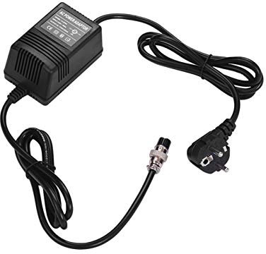 ERYUE Adaptateur,17V 420mA Console de mixage Alimentation Adaptateur Secteur Connecteur à 3 Broches Entrée 220V Prise UE pour Yamaha MG16 / MG166CX / MG166C / F4 / F7 / 6FX