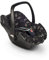 Dooky - Seat Cover for Child Carseat, Protective Cover for Baby Seat, Universal Car Seat Cover for Babies, Childrens, Toddlers, Size 0+, Romantic Leaves, Black
