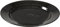 ABENA Assiettes réutilisables, Gastro, Ø18cm, granit noir, PP (12)
