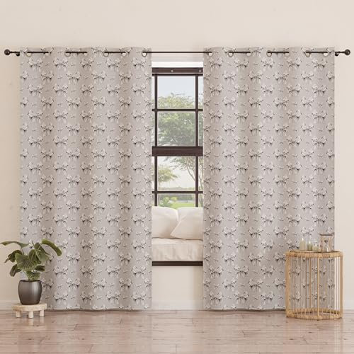 PETTI Artigiani Italiani - Tende a Pannelli per Interno con Anelli 2 Pezzi 140x280cm, Tenda Camera da Letto e Soggiorno Oscuranti Isolanti e Moderne, Fiocco Grigio, 100% Made in Italy
