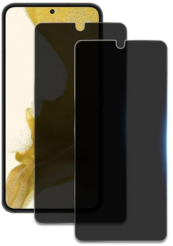 [2 Pièces] Verre Trempé Anti-Espion pour Samsung Galaxy S22 Plus/S23 Plus, Protecteur D'écran de Confidentialité, 9H Dureté Film Protecteur Vitre, Anti-rayures, Anti-empreintes, Sans Bulles