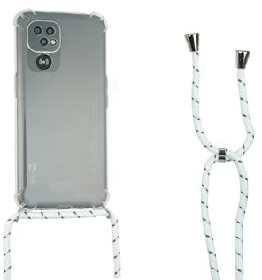 caseroxx TPU-Case for Doro 8100/8110 / 8200/8210 / 8220, with collar to hang around your neck, colored in White, composed of TPU