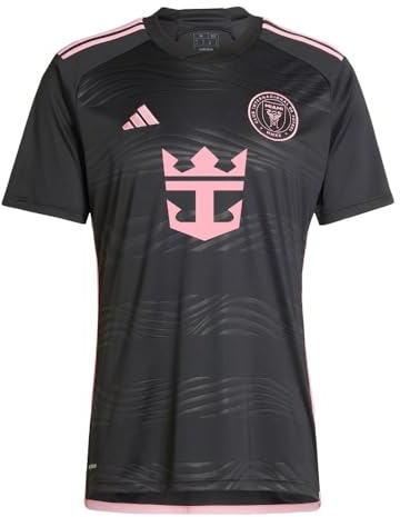 adidas Maglia Away Unisex Inter Miami CF 23/24 - Calcio, Maglie, Nero / Rosa Bliss, XL