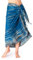 PANASIAM Sarong tiedye style, blue grey, 190x116cm