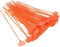 SquarezhenBo 100Pcs Bright Orange Nylon Zip Cable Ties, 6 Inch, Self-Locking, Home/Cable Ties, Accessories and Supplies, Cord Management