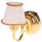 Sharplace 1/6 1/12 Puppenhaus Wandlampe, Puppenhausmöbel, Rollenspiel, Basteln für Szenenlandschaft, Miniaturlicht, Mini-Wandlampe als Geschenk