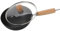 IMIKEYA Mini Wok Poêle En Fonte Avec Couvercle Antiadhésive Idéale Pour La Maison Et Le Restaurant Design Robuste
