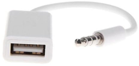 CONGARTENO Convertisseur Mp3 Léger pour Voiture Adaptateur Audio 3 5 Mm vers USB pour Navigation